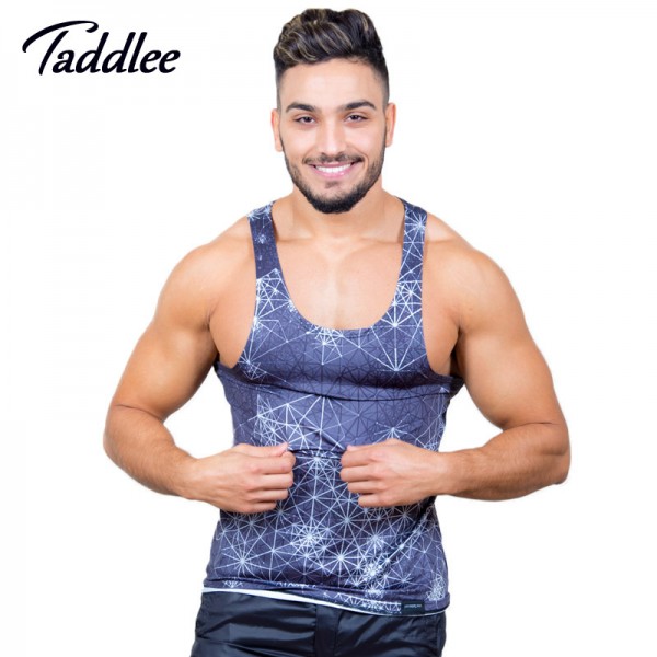 Taddlee Brand Men Tank Top Shirts Tees Sleeveless Undershirts Casual Tanks Vest Fitness Stringer Singlets 3D Printed New