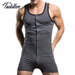 Taddlee Brand Sexy Men Bodysuit Gay Penis Pouch Man Body Suits Sexy Man Bodywear Bodybuilding Cotton Man Tank Top Singlets