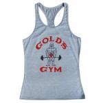 Tank Top Women Golds Vest Fitness Singlets Bodybuilding Stringer Clothing Sexy Crop Tops Female Shirt Undershirt Clothes