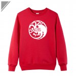 Targaryen Dragon dresses for men winter Movie A Song of Ice and Fire printed cotton long sleeve swag casual sweatshirt plus size