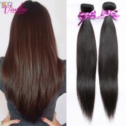 The Best Quality Peruvian Virgin Hair Straight 2 Hair Bundles Peerless Virgin Hair Top Hair Extensions Wholesale Price Color 1B