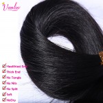 The Best Quality Peruvian Virgin Hair Straight 2 Hair Bundles Peerless Virgin Hair Top Hair Extensions Wholesale Price Color 1B