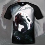 The Elder Scrolls Men's Cotton T shirt Comfortable Game Skyrim 3D Print T-shirts Casual Anime Clothing flexible fashion shirt