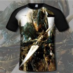 The Elder Scrolls Men's Cotton T shirt Comfortable Game Skyrim 3D Print T-shirts Casual Anime Clothing flexible fashion shirt
