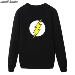 The Flash Barry Allen Star Lab Labs Black Color Mens Sweatshirt Men Novelty Heroes Pullover 2016 Male Clothes Arrow Friend
