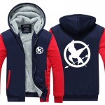 The Hunger Games Fleece Winter Hoodies Men Man Sweatshirt Fire Phoenix Exercise Movie Sweatshirt Clothing Streetwear Plus Size