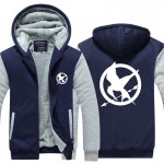 The Hunger Games Fleece Winter Hoodies Men Man Sweatshirt Fire Phoenix Exercise Movie Sweatshirt Clothing Streetwear Plus Size