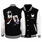 The Joker Poker print men jacket 2017 spring fashion Batman Super Villain Heath Ledger brand clothing sweathsirts funny hoodies