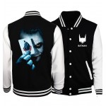 The Joker Poker print men jacket 2017 spring fashion Batman Super Villain Heath Ledger brand clothing sweathsirts funny hoodies