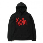 The new  Hoodie and KORN printing O fashionable men and women Fleece Hoodie neck in autumn and winter