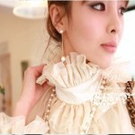 The new Korean fashion jewelry OL temperament long section of pearl earrings  free shipping