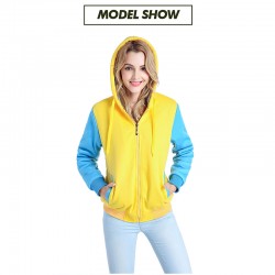 The new high quality and colorful zipper thickening garment unlined upper garment