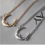 Timlee B096 New Moon Face and Star Alloy bracelets gift for friend,jewelry wholesale
