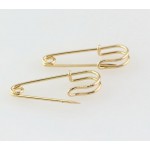 Timlee E210  Free Shipping Party Punk Personality Alloy Safety Pin Puncture Earring,AlloyFashion Jewelry