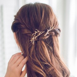 Timlee H109 Free shipping  Grace Fashion Branch Hair Clip Barrettes Girls Lovely Hair Accessary Gift