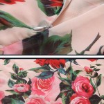 TingYiLi Floral Maxi Dress Long Sleeve Printed Chiffon Dress Bohemian Beach Long Dress Women Summer Dress 2016