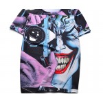 Top Quality Printed 3D T Shirts Novelty Joker Design Summer Cartoon Tee Cool Tee Tops Clothes For Mens/Womens 16#