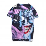 Top Quality Printed 3D T Shirts Novelty Joker Design Summer Cartoon Tee Cool Tee Tops Clothes For Mens/Womens 16#