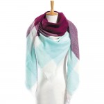 Top quality Winter Scarf Plaid Scarf Designer Unisex Acrylic Basic Shawls Women's Scarves hot sale VS051