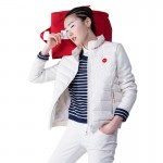 Toyouth 2017 Autumn White Duck Down Coat Female Zipper Warm Coats Thin Slim Casual Jackets