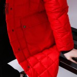 Toyouth Autumn & Winter Long Style Parkas Women Botton Collarless Thicken Loose Coats Female