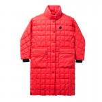 Toyouth Autumn & Winter Long Style Parkas Women Botton Collarless Thicken Loose Coats Female