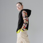 Toyouth Female Cotton-Padded Jacket Long-sleeve Preppy Style Outerwear Fashion Cartoon Women Jacket