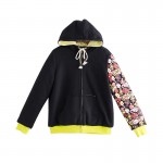 Toyouth Female Cotton-Padded Jacket Long-sleeve Preppy Style Outerwear Fashion Cartoon Women Jacket