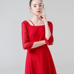 Toyouth New Arrival Dress 2017 Spring Women O-Neck Half Sleeve Casual Slim H-Line Lady Long Dresses