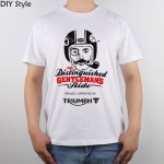 Triumph Distinguished Gentlemen in Action T-shirt Top Pure Cotton Men T shirt New Design High Quality