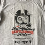 Triumph Distinguished Gentlemen in Action T-shirt Top Pure Cotton Men T shirt New Design High Quality