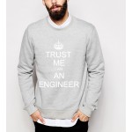 Trust Me I Am An Engineer 2017 new autumn winter fashion sweatshirt men hoodies hip hop  tracksuit brand clothing harajuku funny