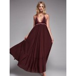 US summer fashion stripless long dress women's new freedom embroidery hippie dresses sexy backless large hem maxi holiday dress