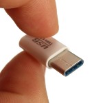 USB 3.1 Type C Male to Micro USB 2.0 5Pin Female Data Adapter For Tablet & Mobile Phone White Color