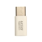 USB 3.1 Type C Male to Micro USB 2.0 5Pin Female Data Adapter For Tablet & Mobile Phone White Color