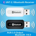 USB Wireless Stereo Audio Bluetooth Receiver for Car AUX Home Sound System Speaker USB Audio Jack Music Box for IOS Andriod