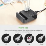 Ugreen 3 Ports phone charger Desktop USB Charger Portable Tarvel EU Plug Wall Charger Adapter for iPhone 6 Mobile laptop Charger
