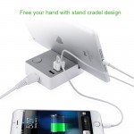 Ugreen 3 Ports phone charger Desktop USB Charger Portable Tarvel EU Plug Wall Charger Adapter for iPhone 6 Mobile laptop Charger