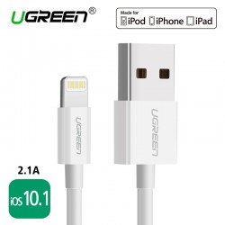 Ugreen USB Cable for iPhone 6 7 iPad iPod 2.1A Fast Mobile Phone Lightning to USB Charger Data Cable For MFi iPhone Cable 2m 1m