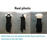 Ukraine Black Sexy Club Dress 2018 Summer Party Dress Women Bodycon Dress Halter Backless Midi Sexy Bandage Dress Vestidos Robe