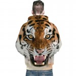 Unisex 3D hoodies men tiger sweatshirt men's harajuku brand clothing sweatshirt 3d mens lion hoodie plus size S-3XL pullover