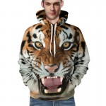 Unisex 3D hoodies men tiger sweatshirt men's harajuku brand clothing sweatshirt 3d mens lion hoodie plus size S-3XL pullover