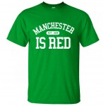 United Kingdom Manchester is Red printed men t shirt 2016 summer plus size 100% cotton high quality top tees hip hop style