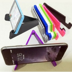Universal Foldable Plastic Moible Phone Holder Tablet Smartphone Tripod Folding Stand Holder For IPhone5 6 Plus HTC Samsung 