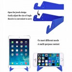 Universal Foldable Plastic Moible Phone Holder Tablet Smartphone Tripod Folding Stand Holder For IPhone5 6 Plus HTC Samsung 