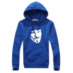V for Vendetta Sweatshirt Men Hoodies Fashion Solid Fleece Hoodie Mens Suit Pullover Men's Tracksuits Moleton Masculino