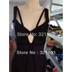 V neck bandage dress tight fitting club dress keyhole bandage dresses DM163