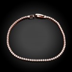 VALEN BELA Fashion Crystals Bracelets for Women Chain & Link Pulseiras Rose Gold Plated Jewelry Women Bracelet SZ3101