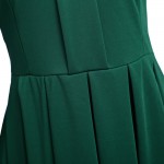 VESTLINDA Autumn Dress Women Party Dresses O Neck Long Sleeve A-Line Slim Vestido De Festa Lace Spliced Sexy Dress Robe Femme