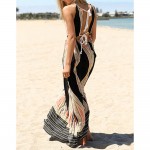 VESTLINDA Ethnic Printed Bohemian Women Summer Boho Split Long Dress Wrap Hollow Out Sleeveless Backless Women Maxi Beach Dress VESTLINDA Ethnic Printed Bohemian Women Summer Boho Split Long Dress Wrap Hollow Out Sleeveless Backless Women Maxi Beach Dress